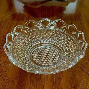 Vintage Clear Glass Bowl